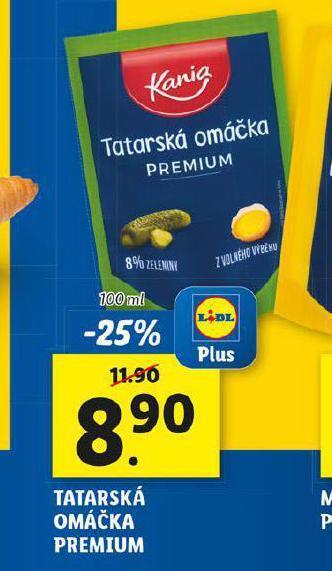 Lidl Tatarská omáčka nabídka