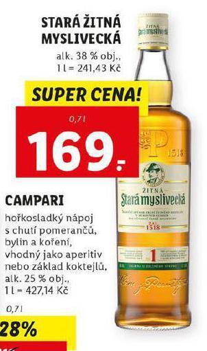 Lidl Stará žitná myslivecká nabídka