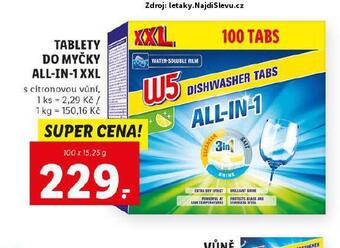 Lidl Tablety do myčky nabídka
