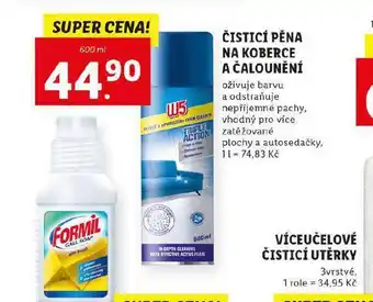 Lidl Čisticá pěna na koberce a čalounění nabídka