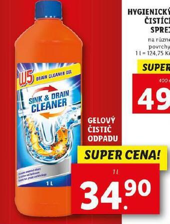 Lidl Gelový čistič odpadu nabídka
