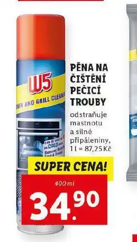 Lidl Pěna na čištění pečicí trouby nabídka