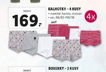 Lidl Kalhotky nabídka