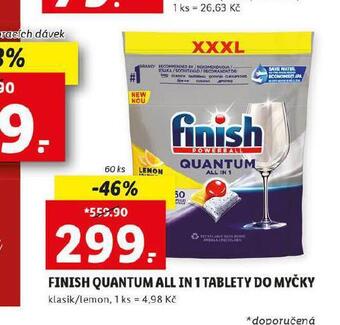 Lidl Finish tablety do myčky nabídka