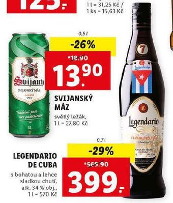 Lidl Legendario de cuba nabídka