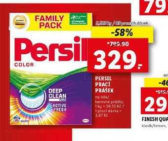 Lidl Persil prací prášek nabídka