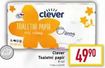 Billa clever toaletní papír 8rolí nabídka