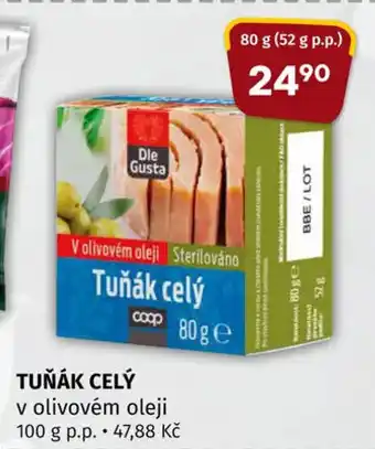 DeGusta tuňák celý 80g