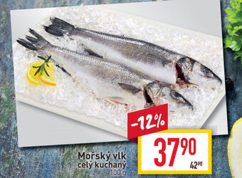 Mořský vlk celý kuchaný 100g