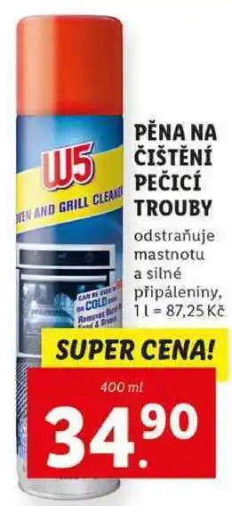 Lidl Pěna na čištění pečicí trouby, 400 ml nabídka