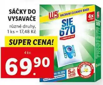 Sáčky do vysavače, 4 ks