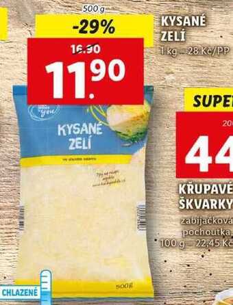 Lidl Kysané zelí, 500 g nabídka