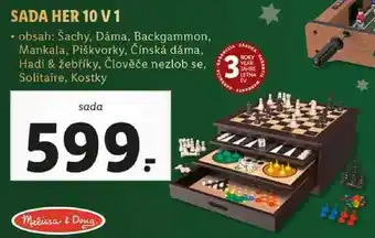 Lidl Sada her 10 v 1 nabídka