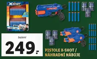Pistole x-shot/náhradní náboje