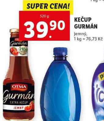 Lidl Kečup gurmán, 520 g nabídka