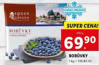 Lidl Borůvky, 500 g nabídka