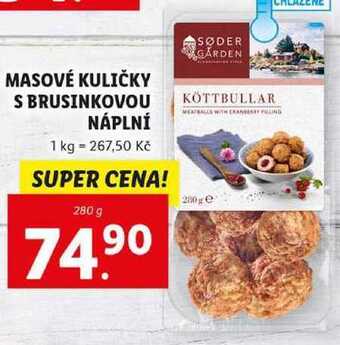 Lidl Masové kuličky s brusinkovou náplní, 280 g nabídka
