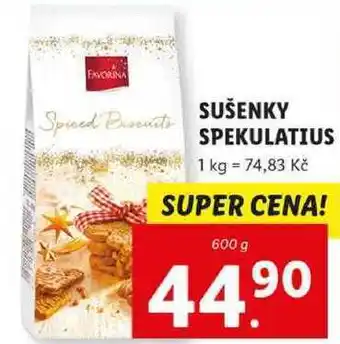 Lidl Sušenky spekulatius, 600 g nabídka