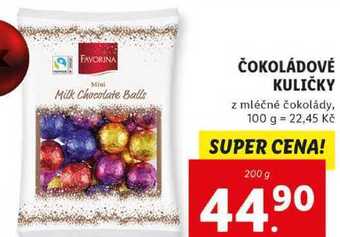 Lidl Čokoládové kuličky, 200 g nabídka