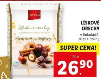 Lidl Lískové ořechy, 100 g nabídka