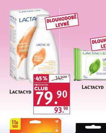 Rossmann Lactacyd nabídka