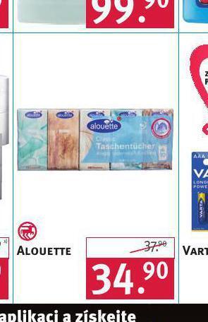 Rossmann Alouette papírové kapesníky nabídka