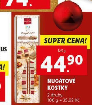 Lidl Nugátové kostky nabídka