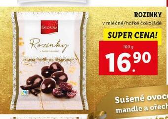 Lidl Rozinky nabídka