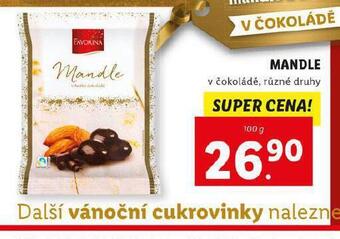 Lidl Mandle nabídka