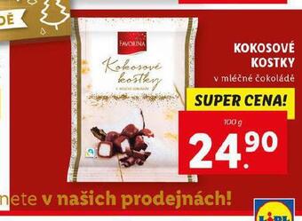 Lidl Kokosové kostky nabídka