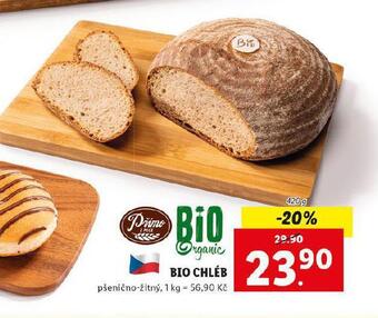 Lidl Bio chléb nabídka