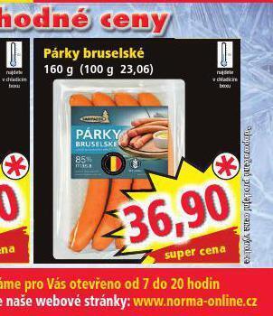 Norma Párky bruselské nabídka