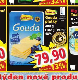 Norma Gouda plátky nabídka