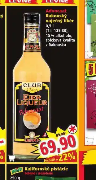 Norma Advocaat rakouský vaječný likér nabídka