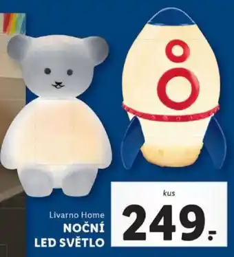 Lidl Livarno Home noční led světlo nabídka