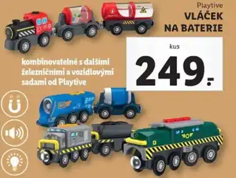 Lidl Playtime vláček na baterie nabídka