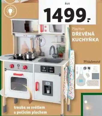 Lidl Playtime dřevěná kuchýňka nabídka