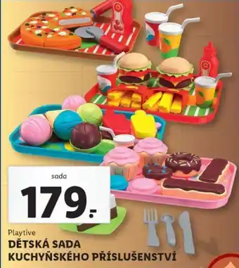 Lidl Playtive dětska sada kuchyňského příslušenstvi nabídka
