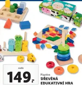 Lidl Playtive dřevěná edukativní hra nabídka