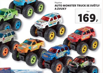 Lidl Playtive auto monster truck se světly a zvuky nabídka