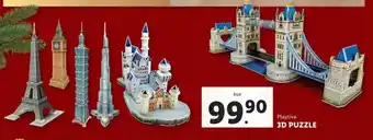 Lidl Playtive 3D puzzle nabídka