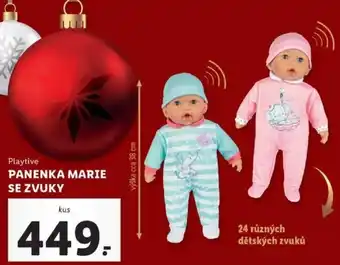 Lidl Playtive panenka marie se zvuky nabídka