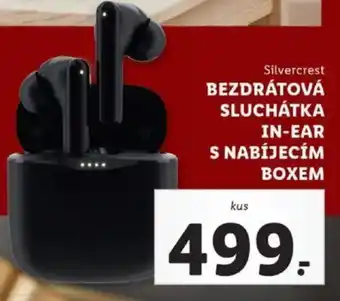 Lidl SilverCrest bezdrátová sluchátka in-ear s nabíjecím boxem nabídka