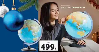 Lidl Livarno Home svítící glóbus 30cm nabídka