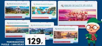 Lidl Clementoni panoramatiké puzzle 1000 dílků nabídka