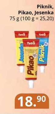 Potraviny CZ Piknik, pikao, jesenka 75 g nabídka