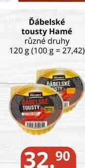 Potraviny CZ Ďábelské tousty hamé různé druhy 120 g nabídka