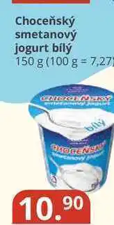 Potraviny CZ Choceňský smetanový jogurt bílý 150 g nabídka
