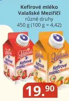 Potraviny CZ Kefírové mléko valašské meziříčí různé druhy 450 g nabídka