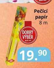Potraviny CZ Pečící papír 8 m nabídka